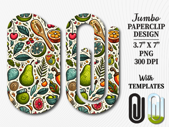 Kitchen Herb Garden Jumbo Paperclip Graphics & Crafts